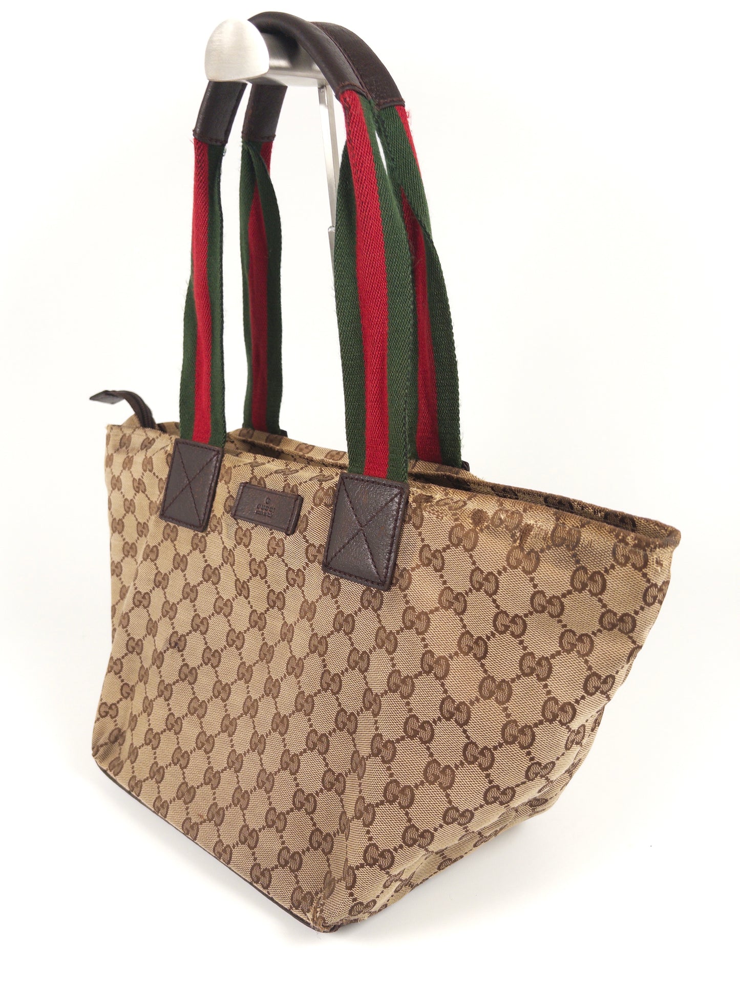 Gucci GG Handbag Sherry Line Web Tote Bag