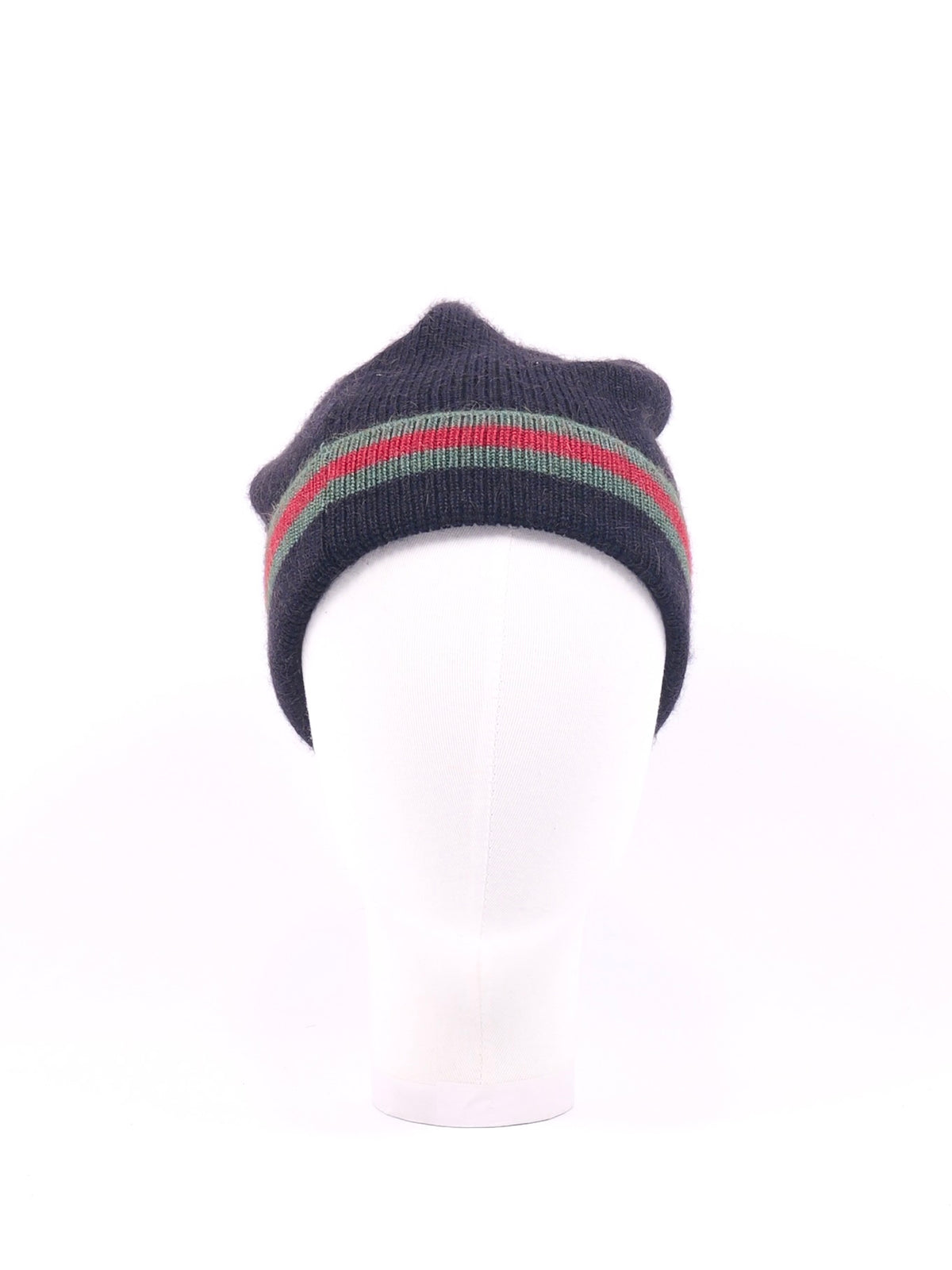 Gucci Web Stripe Wool Beanie
