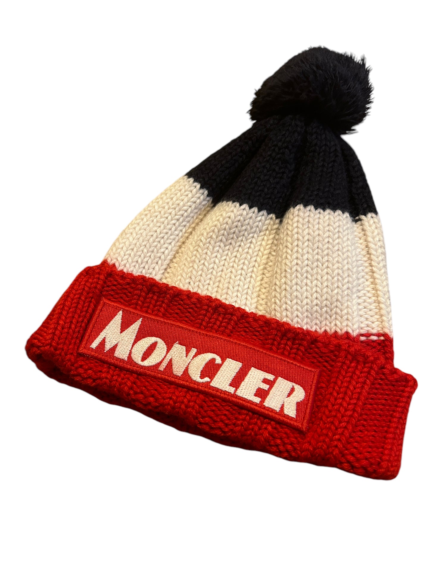 Moncler Tricolor Kids Beanie