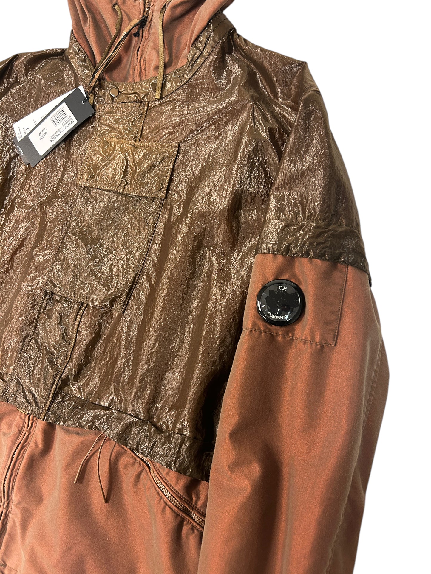 CP Company 50 Fili Tr-P Brun Fältjacka Helt Ny