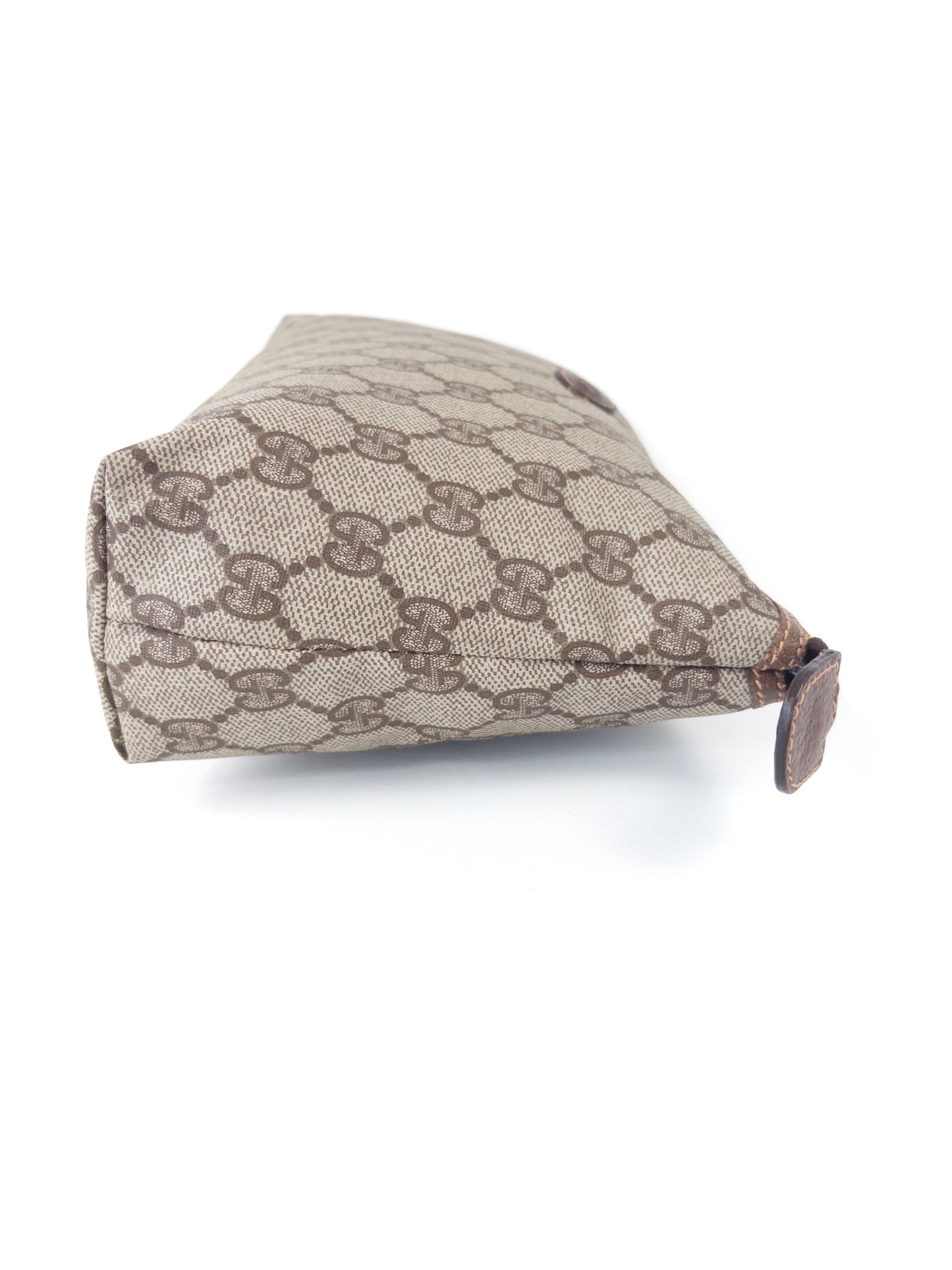 GUCCI PVC monogram clutch bag