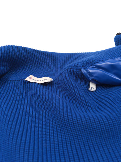 Moncler Tricolour Down Cardigan (Fits L)