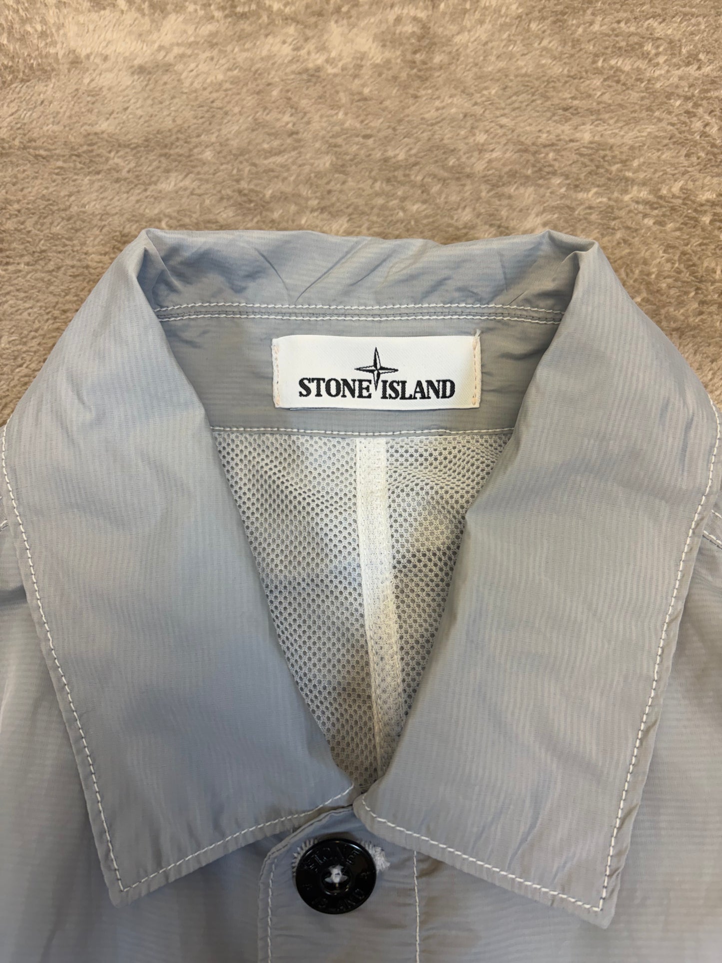Stone Island Seersucker TC Overshirt