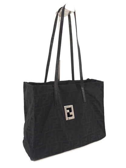 Fendi Zucca Pattern Metal Fittings Tote Bag