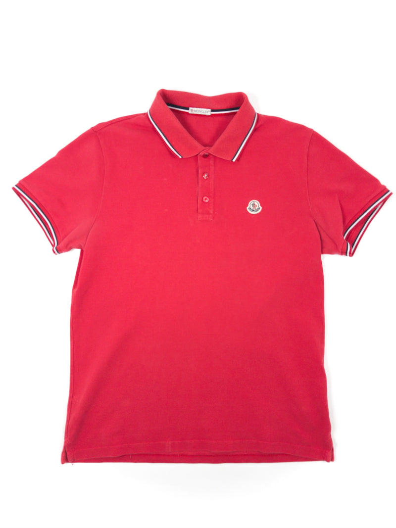 Moncler Tricolour Sleeve Polo Shirt