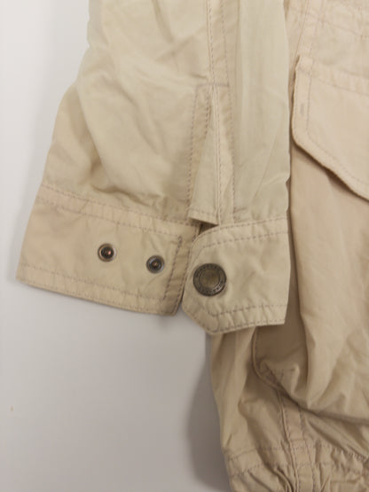 Burberry Hooded Field Jacket with Nova Check Pattern