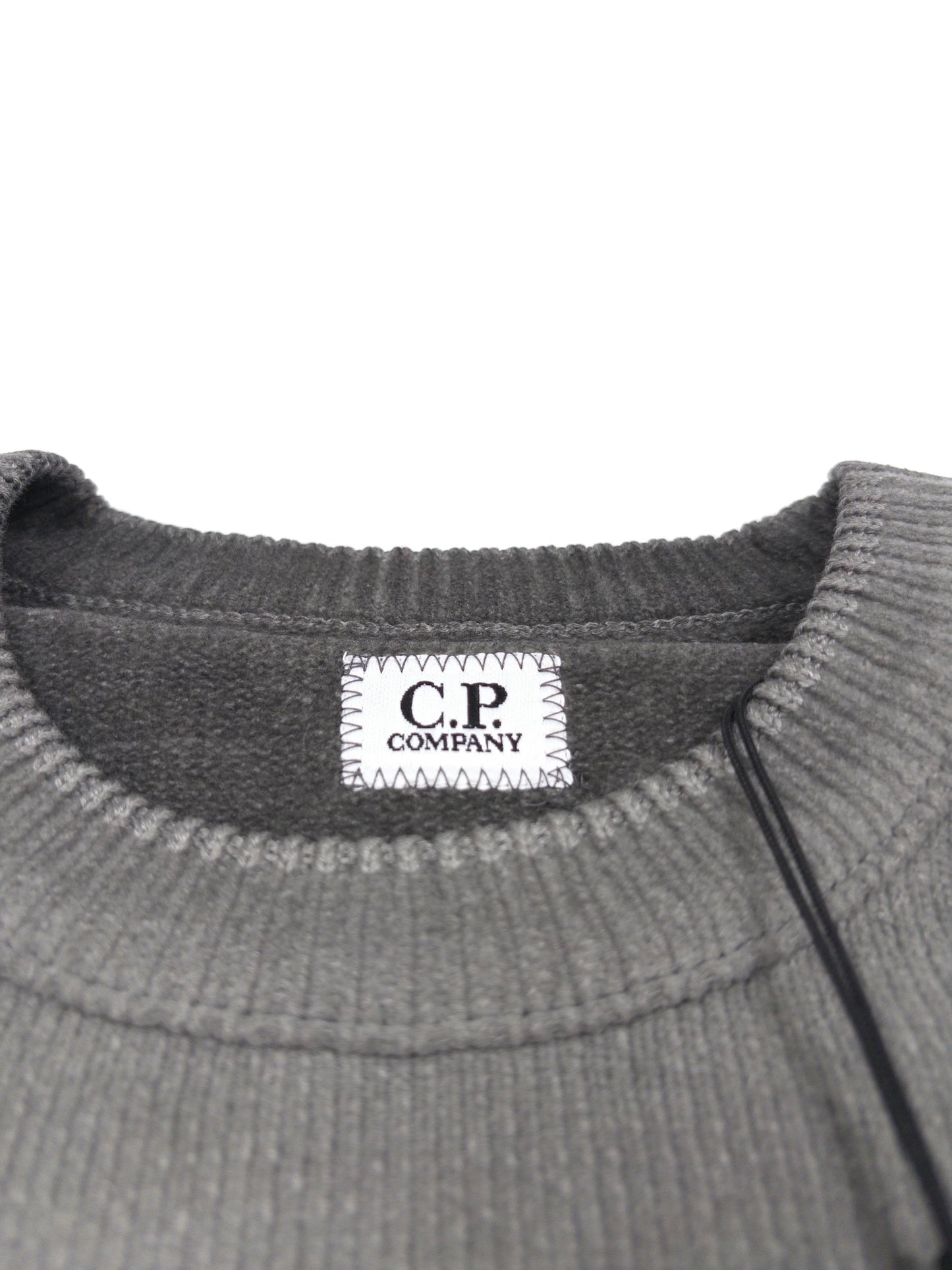 C.P. Company Reverse Plat Crew Neck Sweatshirt - Grey