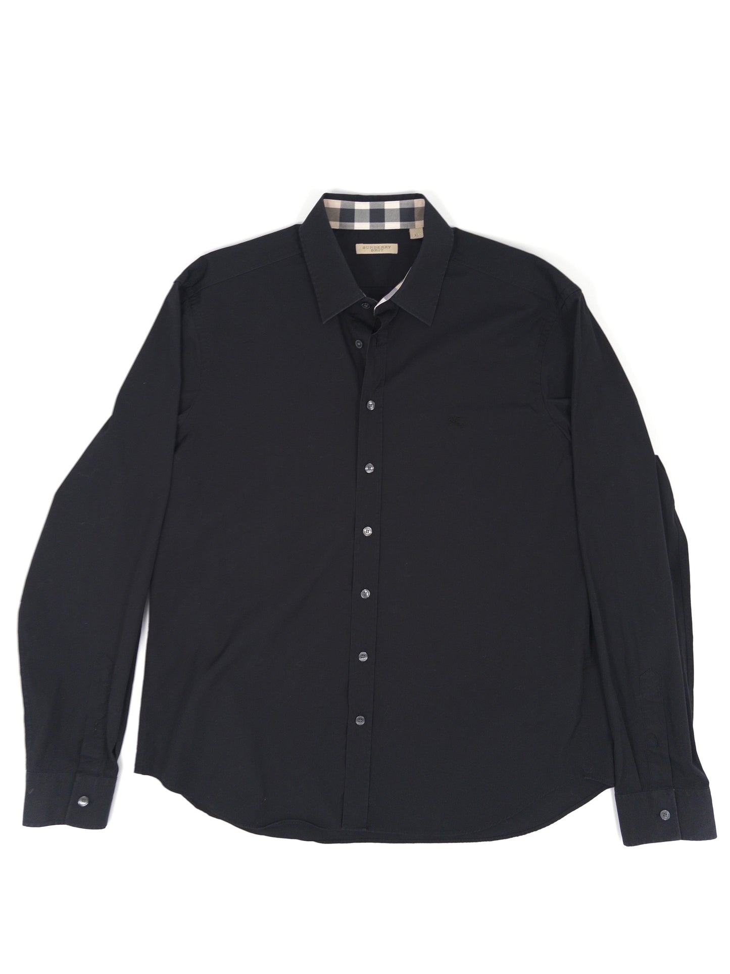 Burberry Check Shirt Black