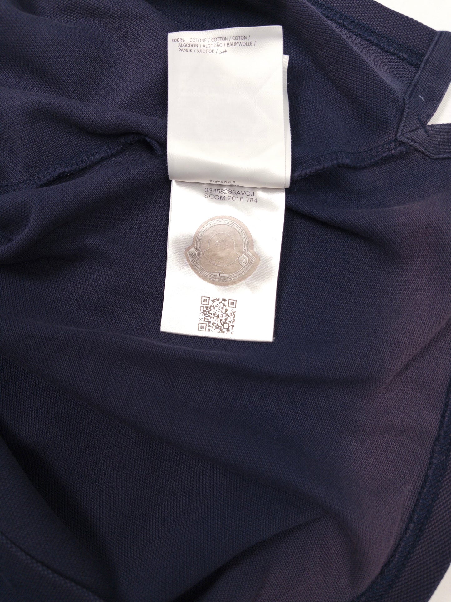 Moncler Polo Shirt Blue