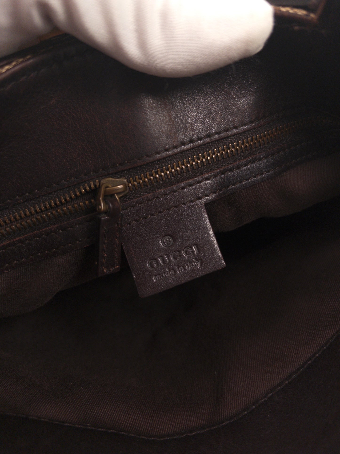 Gucci GG Canvas Belted Tote Bag