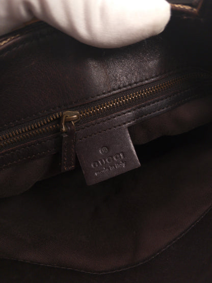Gucci GG Canvas Belted Tote Bag