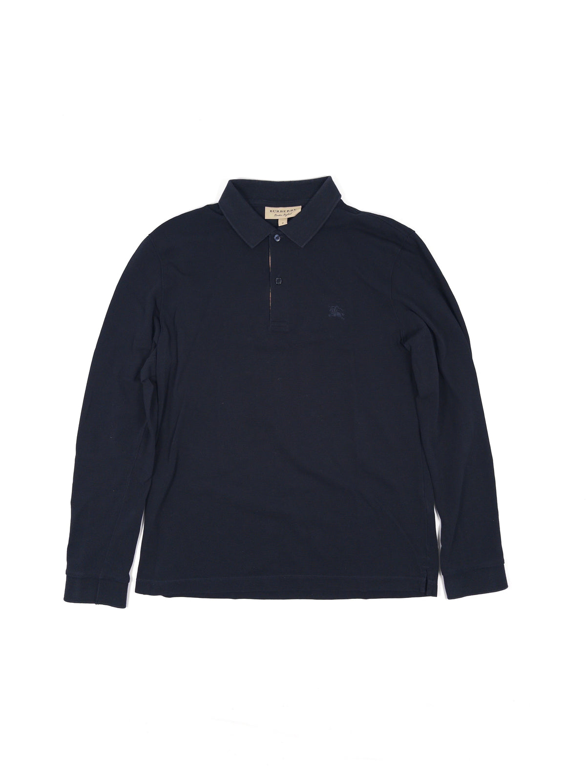 Burberry Longsleeve Check Polo Shirt