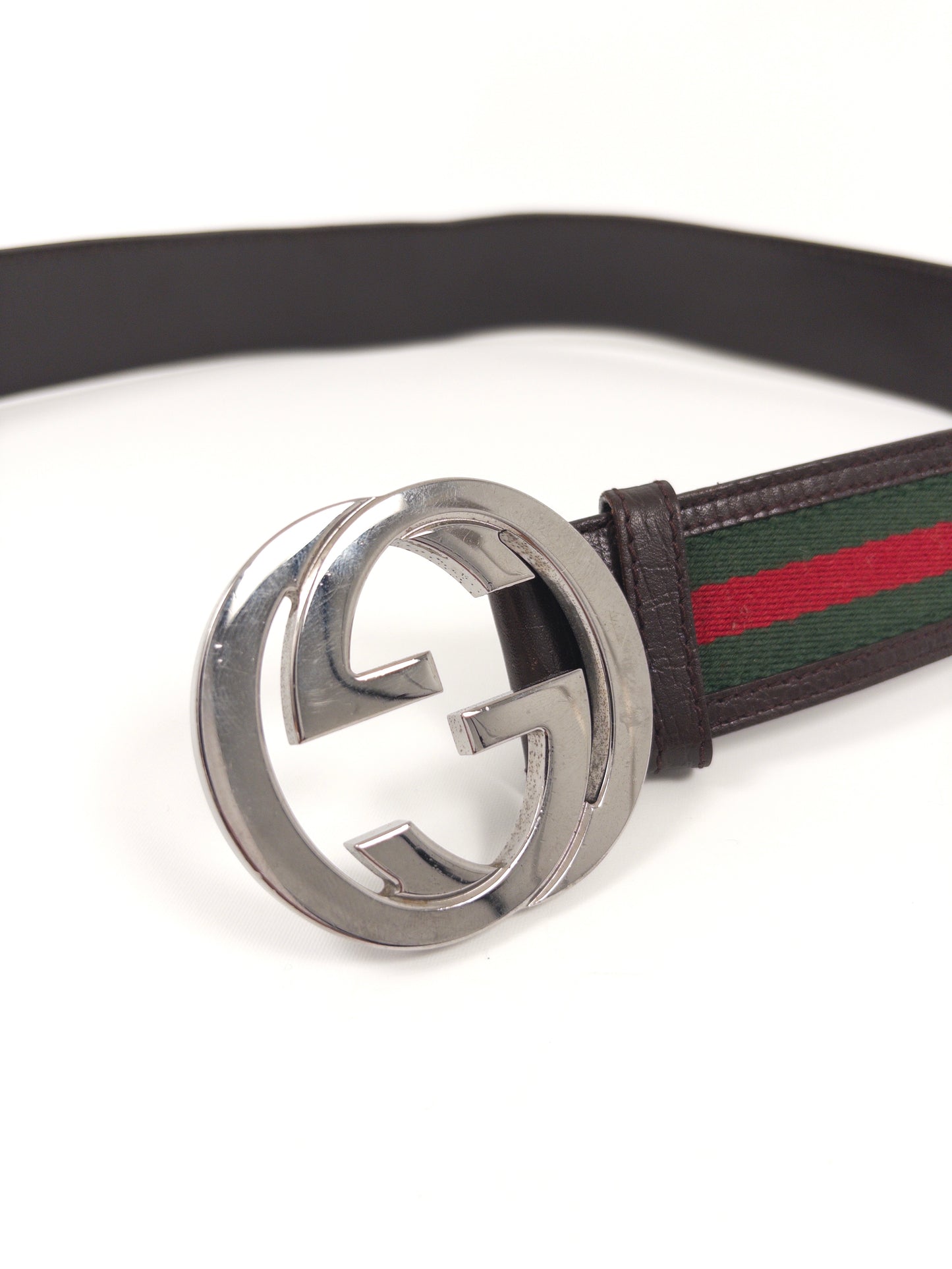 Gucci GG Sherry Line Belt (W30-32)