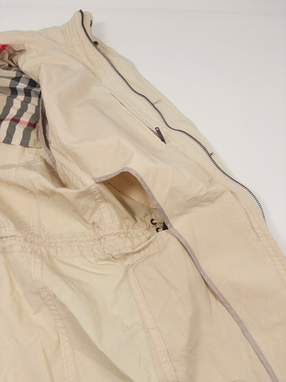 Burberry Hooded Field Jacket with Nova Check Pattern