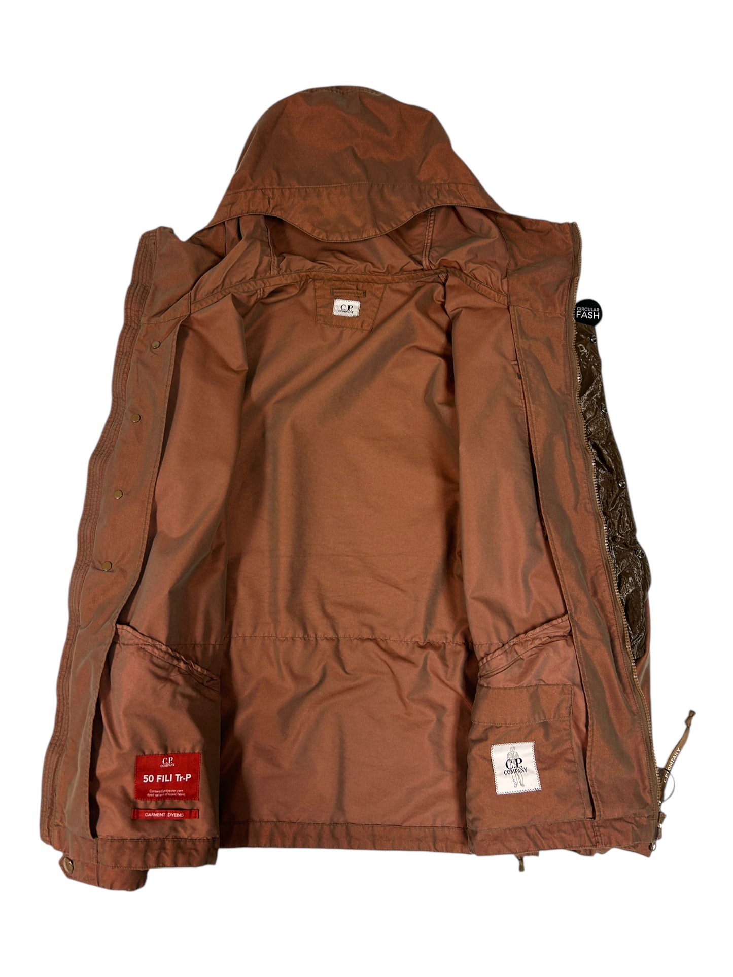 CP Company 50 Fili Tr-P Brun Fältjacka Helt Ny