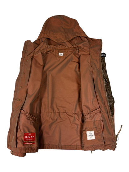 CP Company 50 Fili Tr-P Brown Field Jacket Brand New