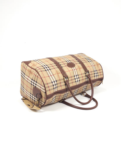 Burberry Nova Check Boston Bag