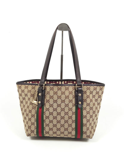 Gucci GG Canvas Jolicoeur Medium Tote With Charms