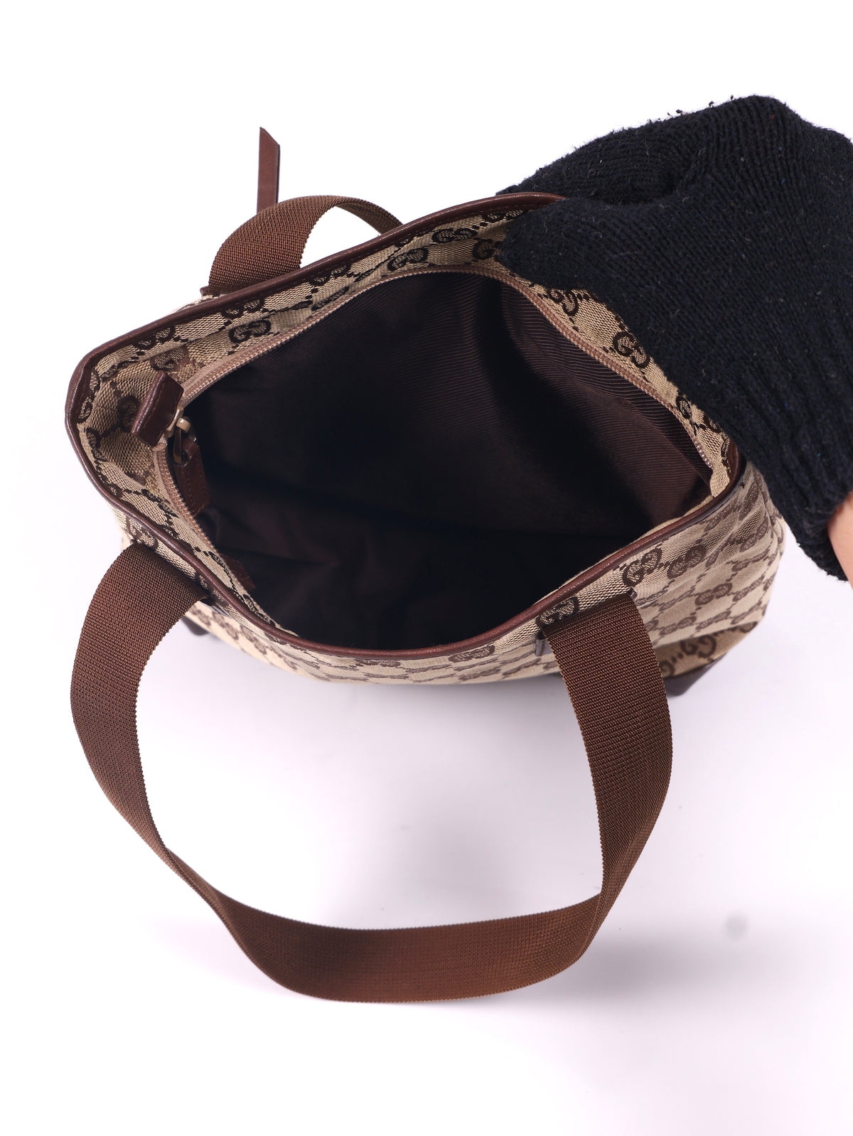Gucci GG Canvas Tote Shoulder Bag
