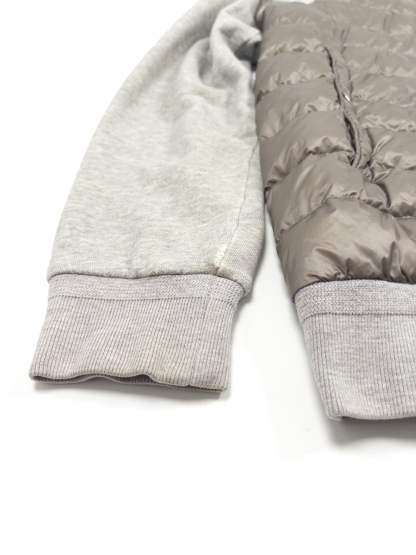 Moncler Tricolor Down Cardigan