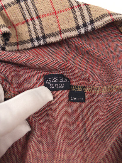 Burberry Check Long-Sleeved Polo Shirt