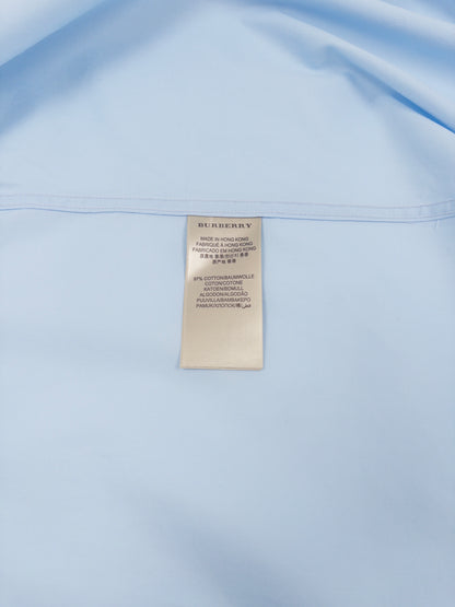 Burberry Check Shirt Blue