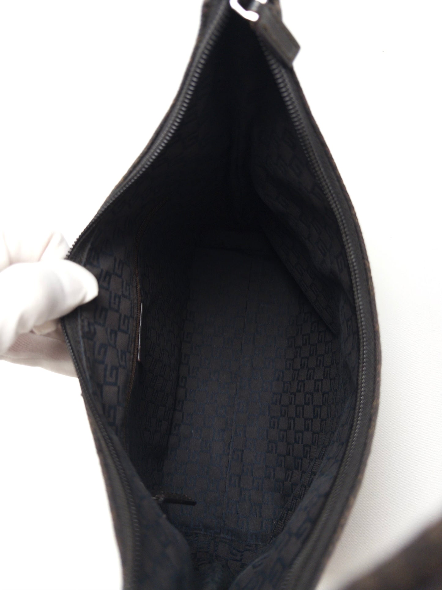 Gucci GG Denim Shoulder Bag - Vintage