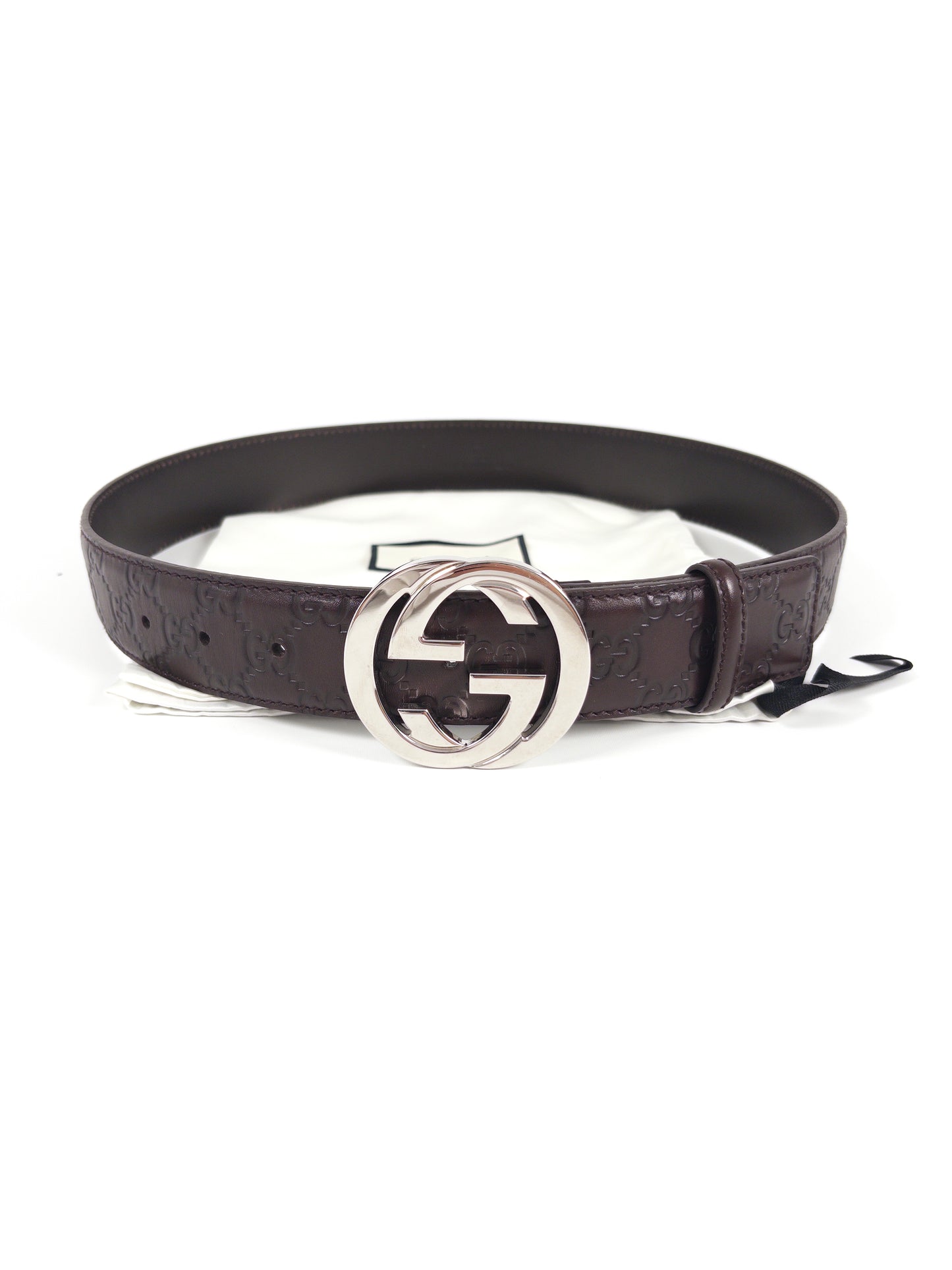Gucci GG Leather Belt