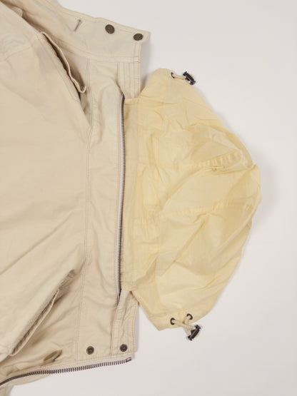 Burberry Hooded Field Jacket with Nova Check Pattern
