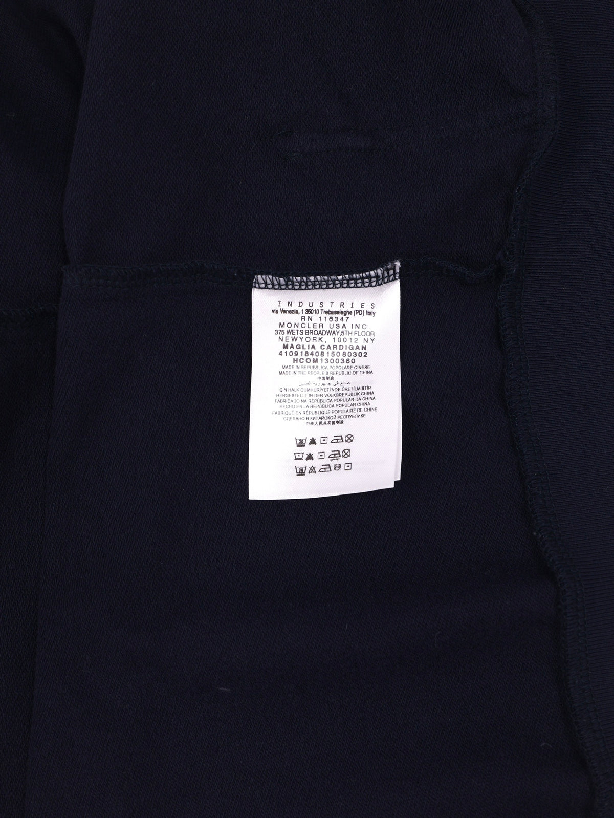 Moncler Tricolor Zip Hoodie (Fits L)