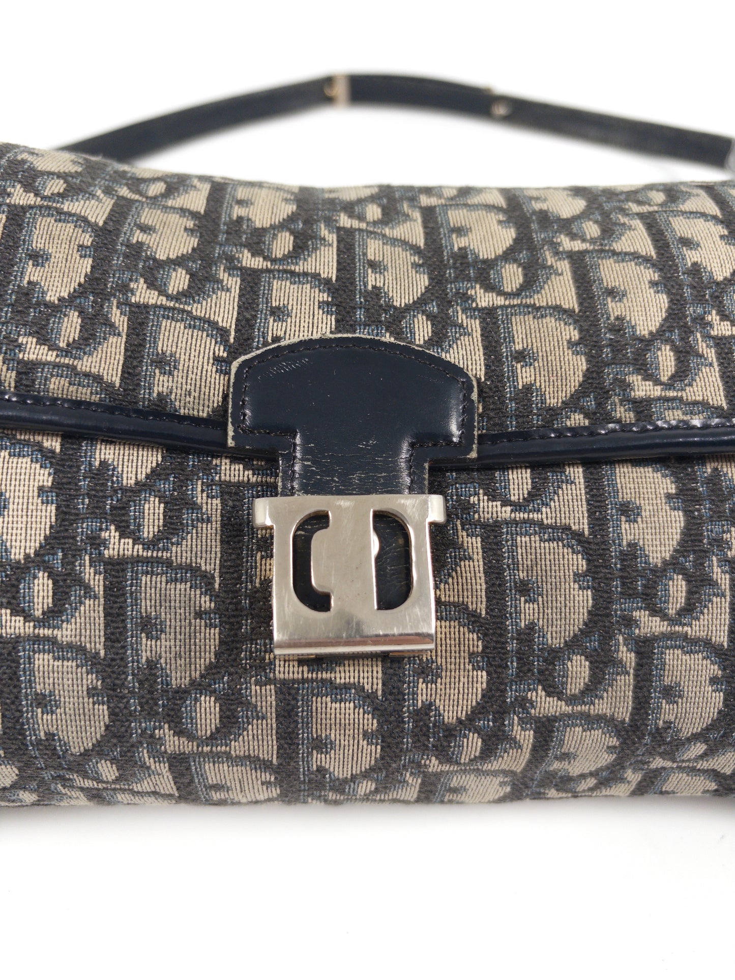 Christian Dior Trotter Canvas Shoulder Bag