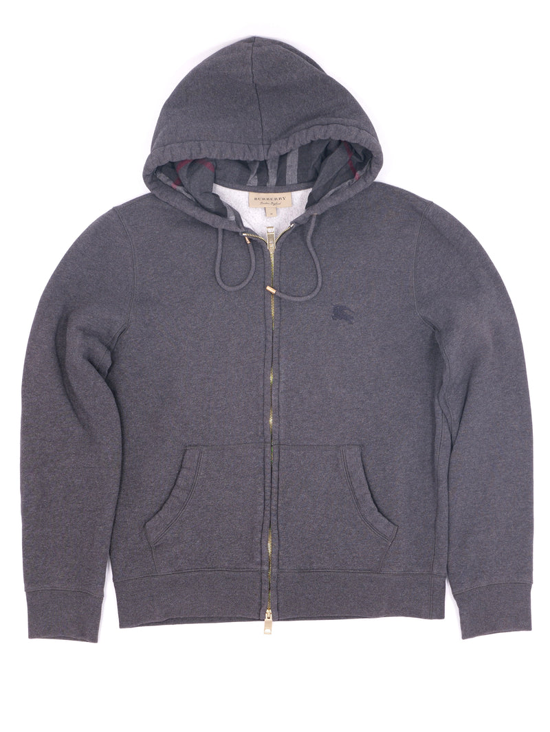Burberry Check Zip Hoodie