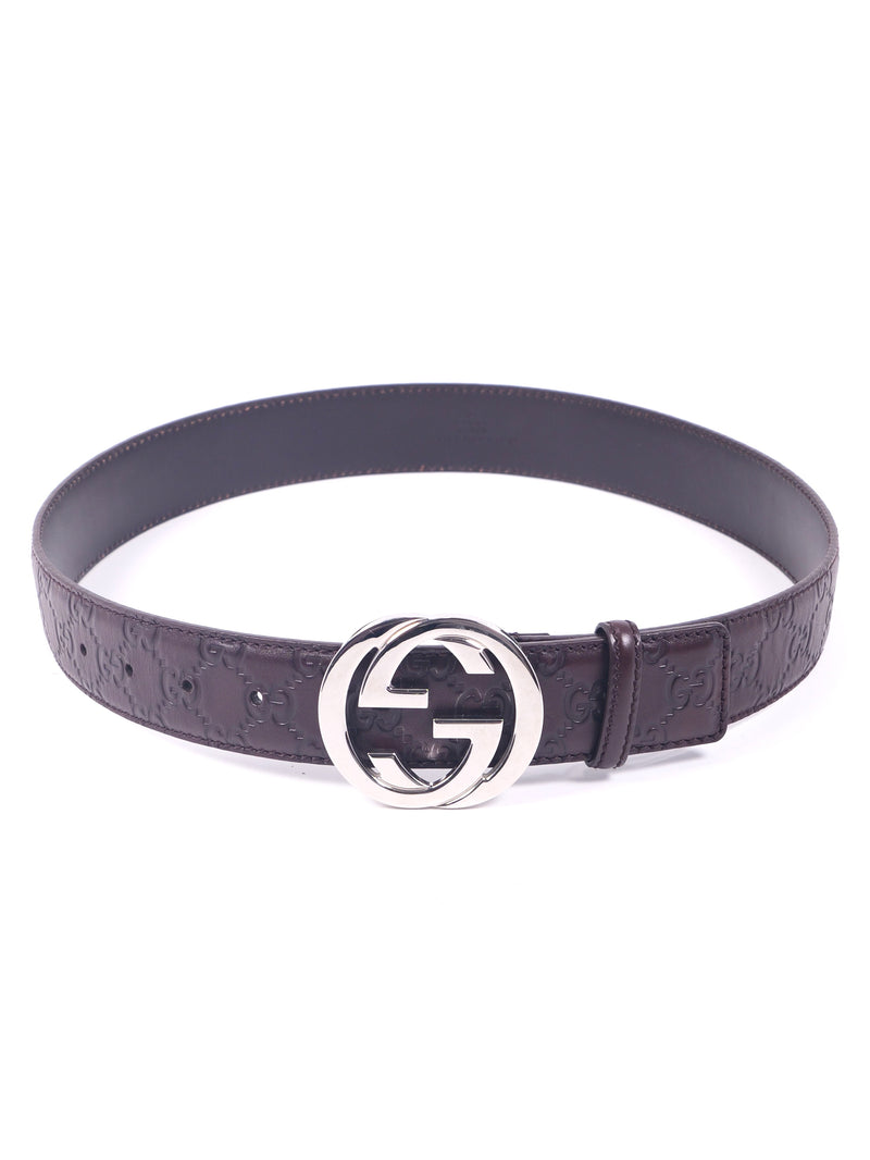 Gucci GG Leather Belt