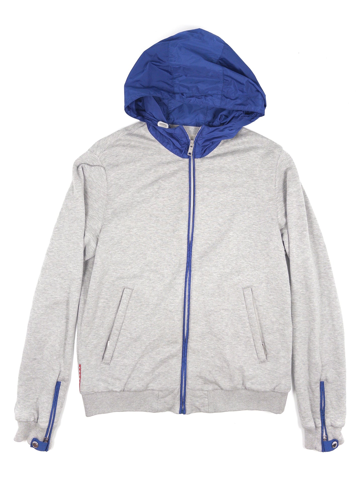 Prada Sport Nylon Zip Hoodie