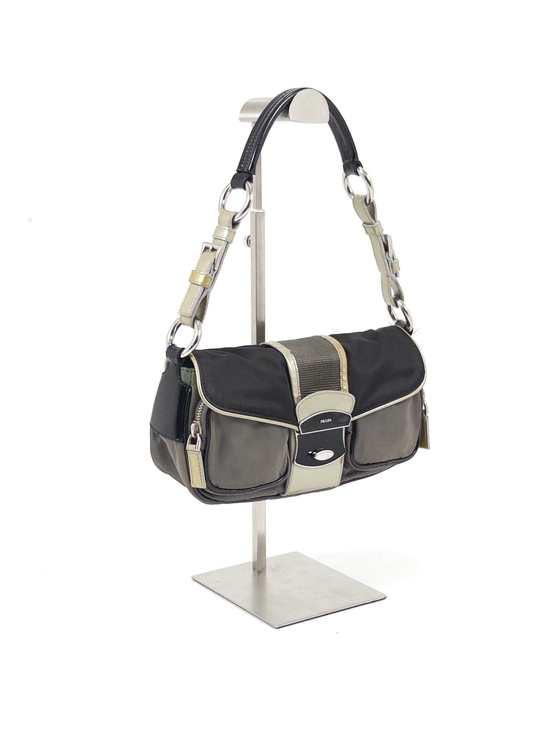 Prada Tessuto Pocket Space Shoulder Bag