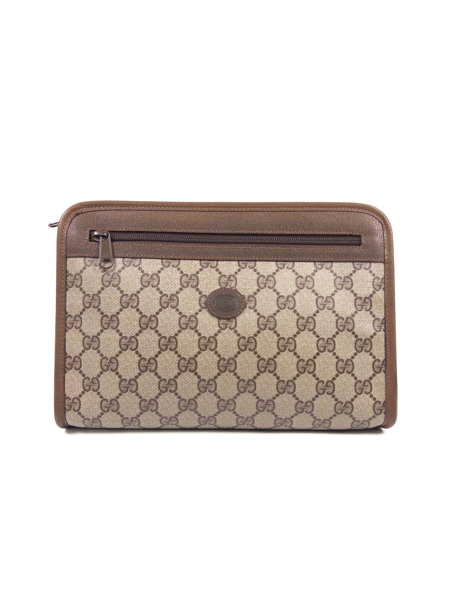 Gucci GG Supreme clutch bag