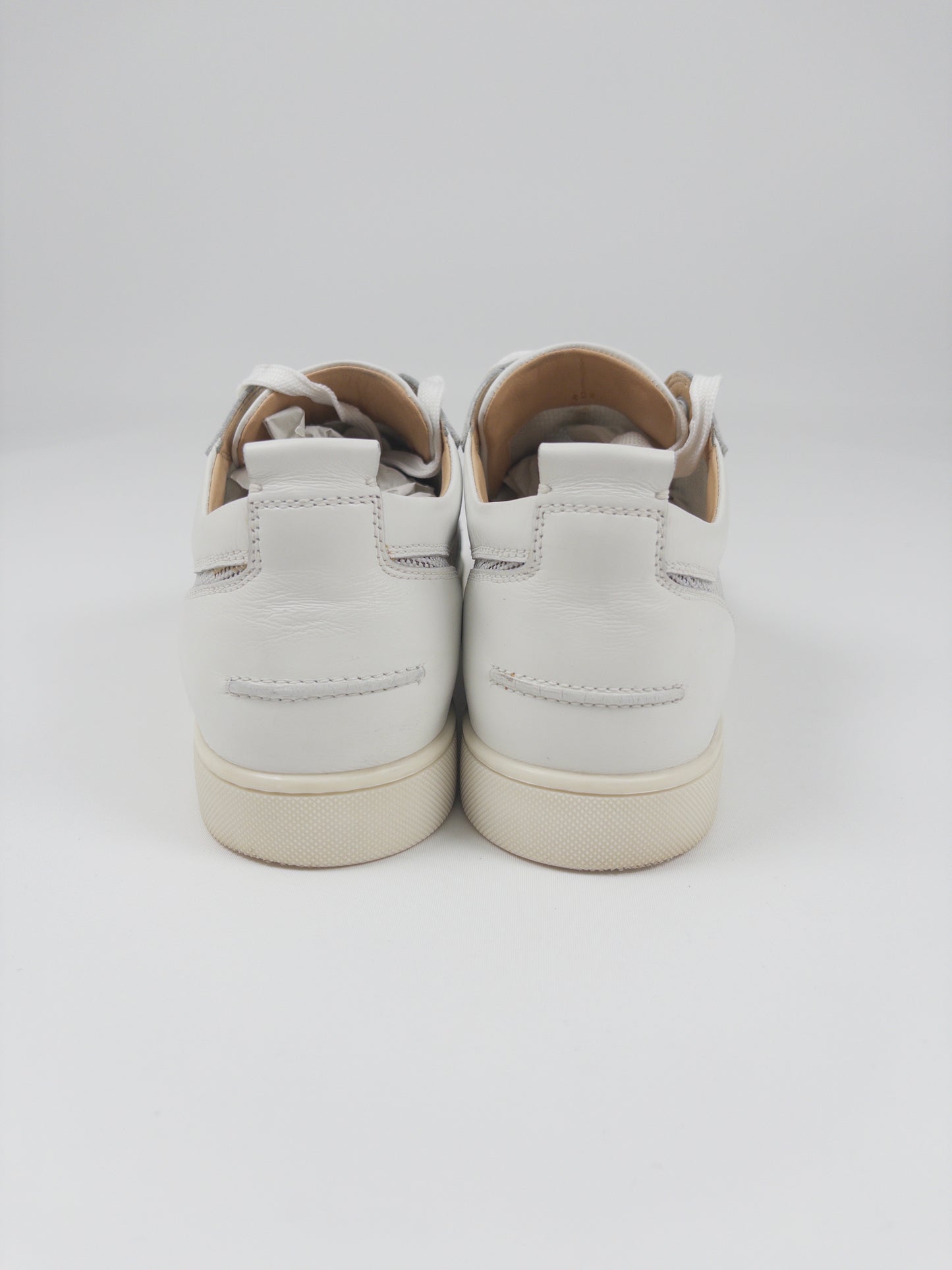 Christian Louboutin Silver Spikes Sneakers (Fits EU 43.5)