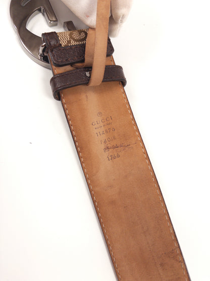 GUCCI GG Canvas Belt (W29-33)