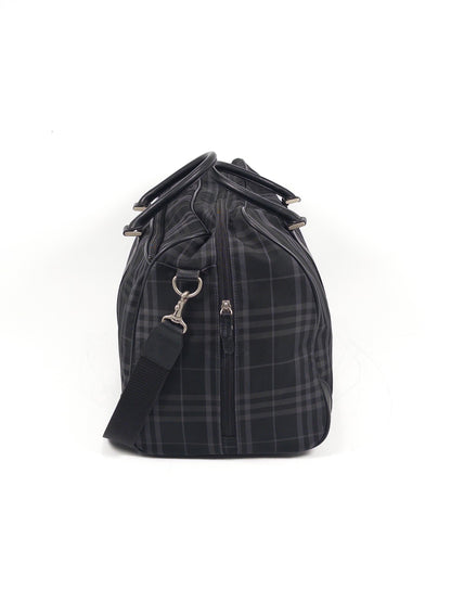 Burberry Check Boston Bag