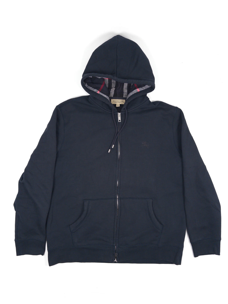 Burberry Check Zip Hoodie