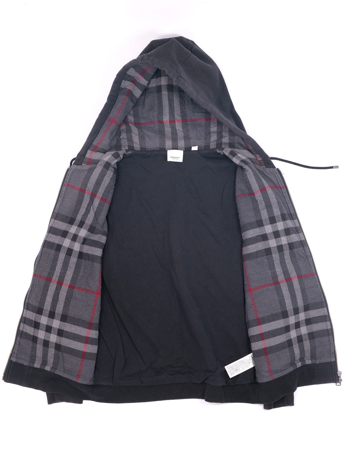 Burberry Check Zip Hoodie