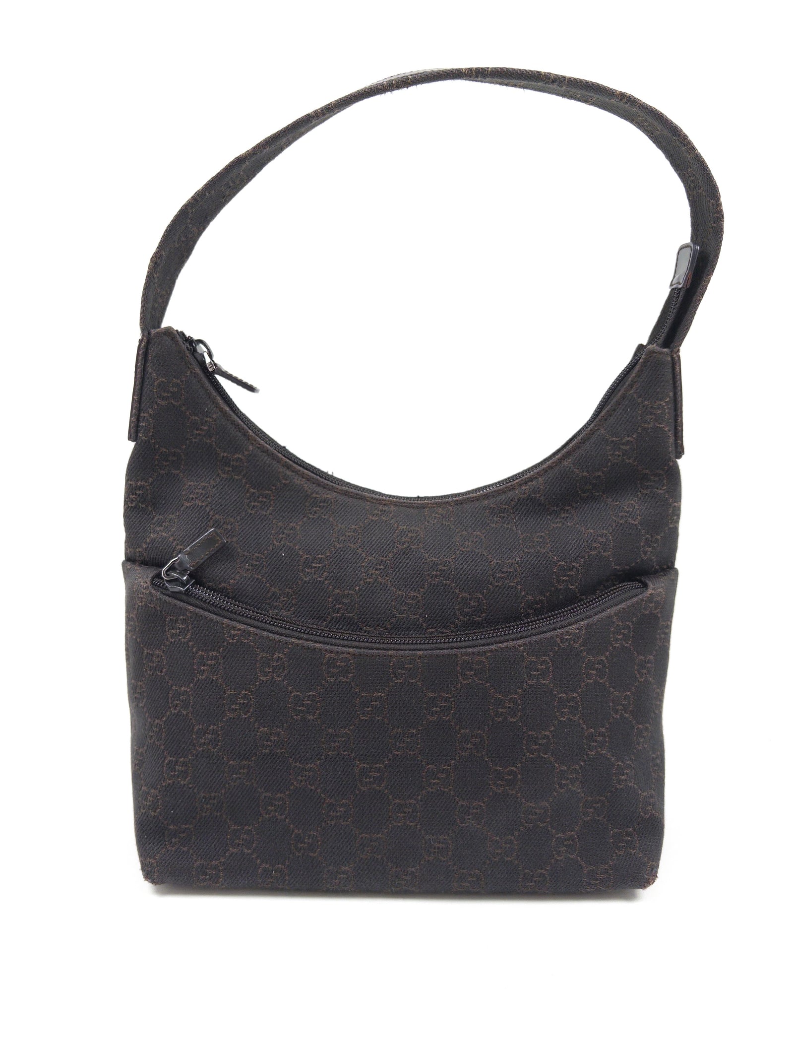 Gucci GG Denim Shoulder Bag - Vintage