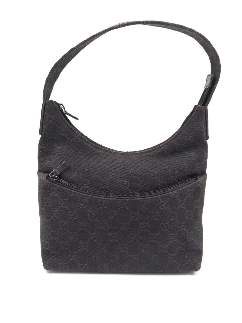 Gucci GG Denim Shoulder Bag - Vintage