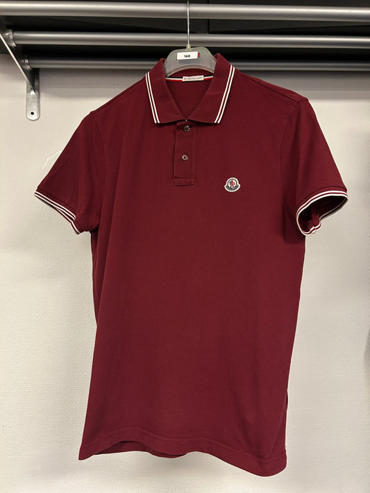 Moncler Striped Sleeve Polo Shirt 168