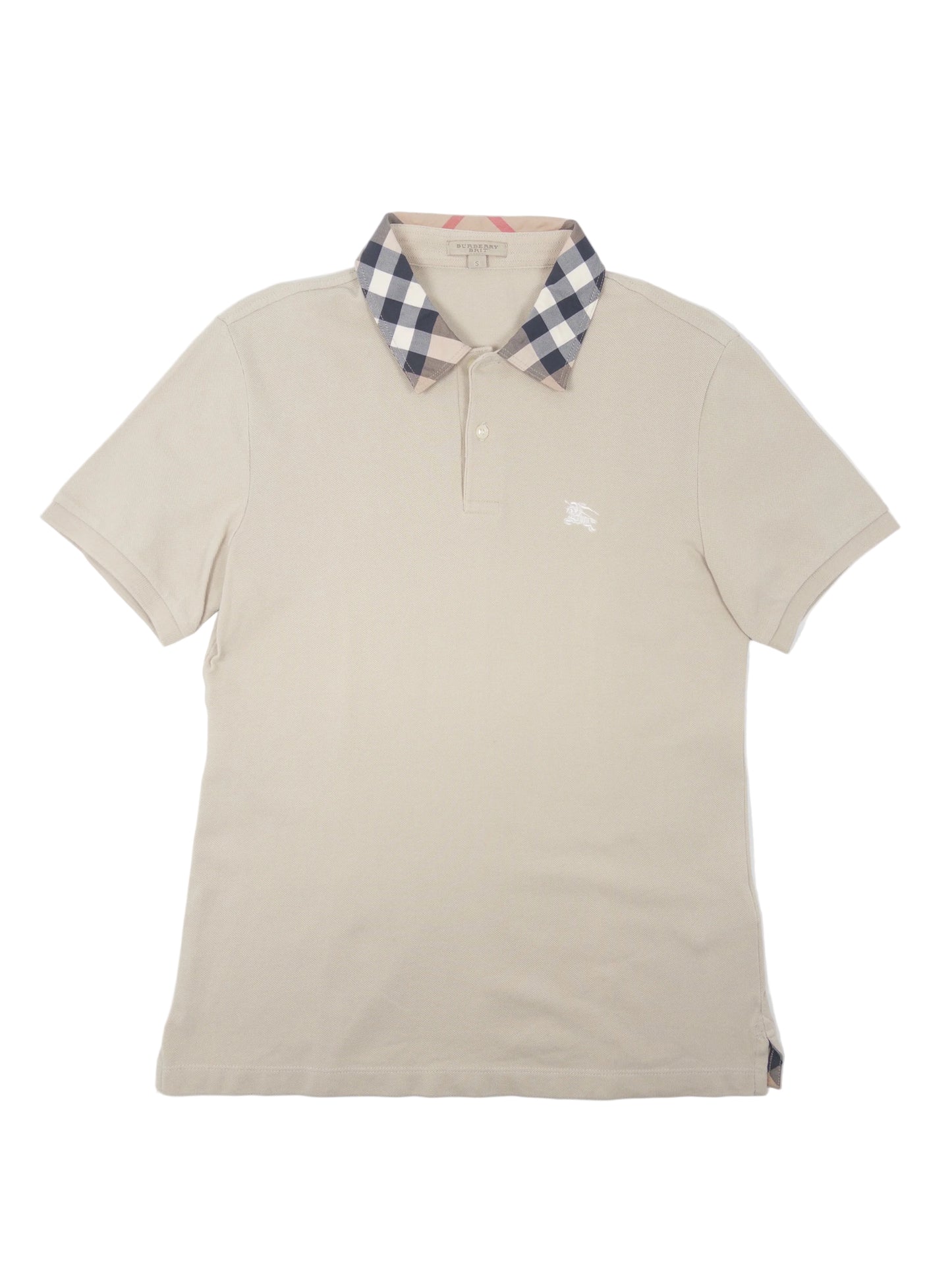 Burberry Check Collar Polo Shirt