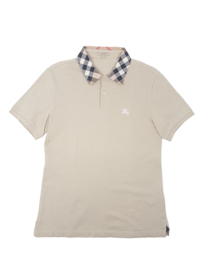 Burberry Check Collar Polo Shirt