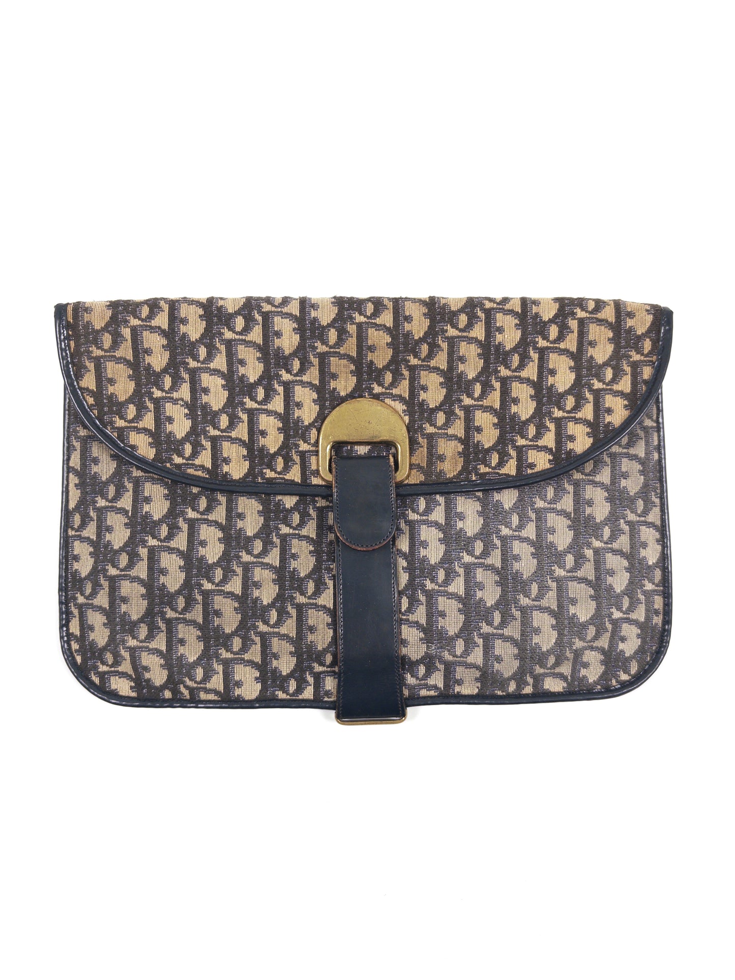 Christian Dior Oblique Canvas Clutch Bag