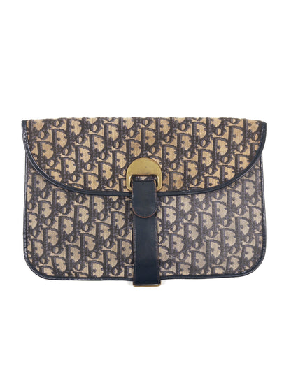 Christian Dior Oblique Canvas Clutch Bag