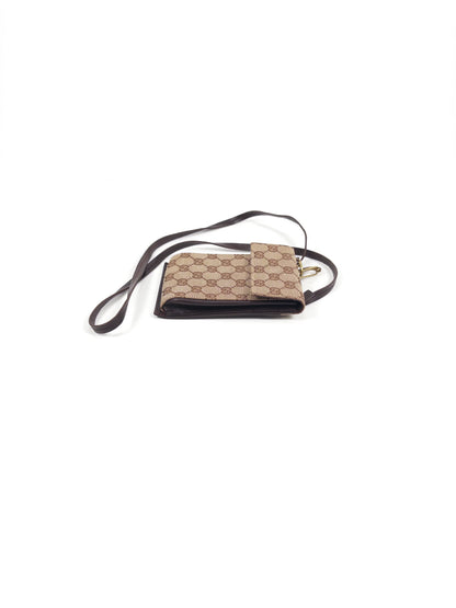 Gucci GG Canvas Pass/Phone Holder