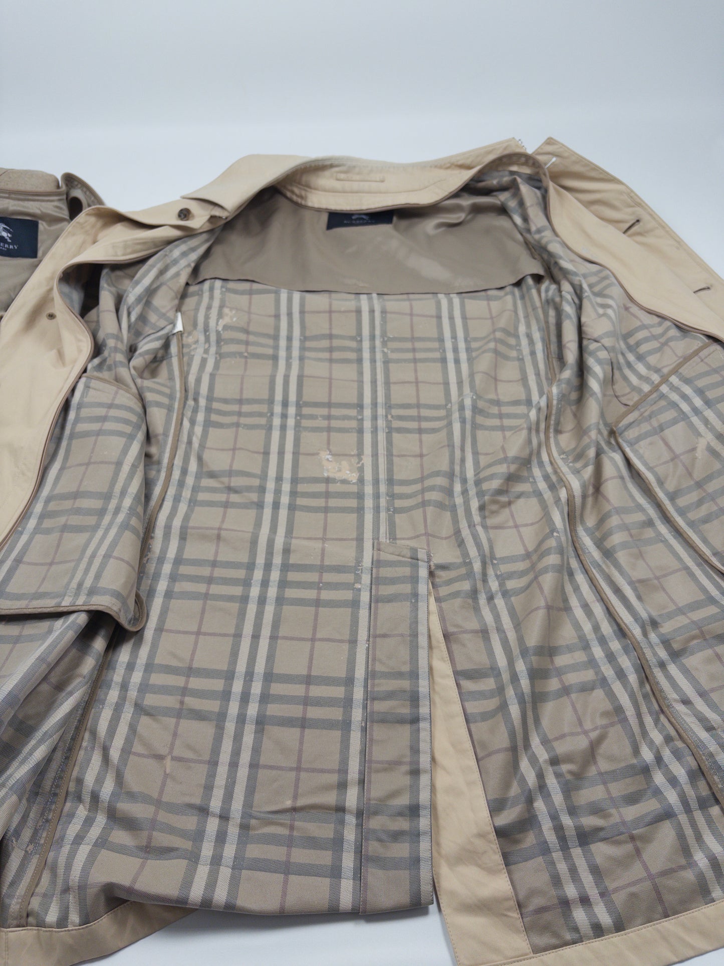 Burberry Check Trench Coat